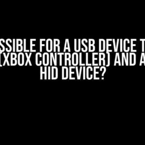 Is it Possible for a USB Device to be an XInput (XBox controller) and Another HID Device?